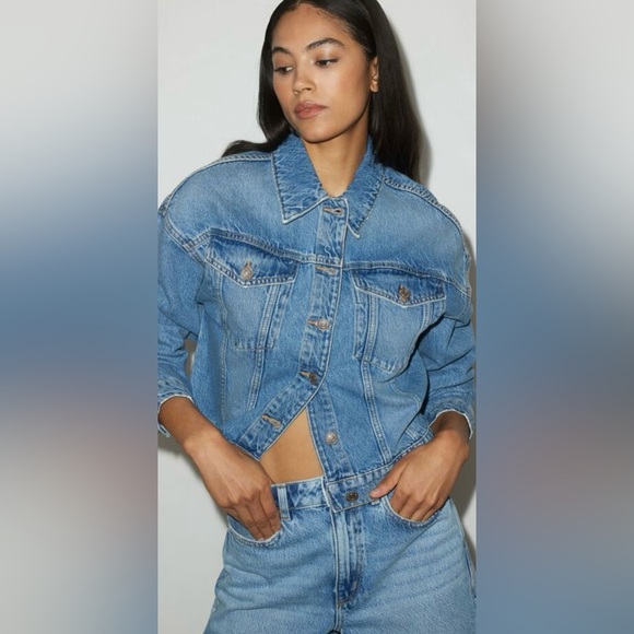 Dynamite Boyfriend Denim Jacket - Picture 1 of 7